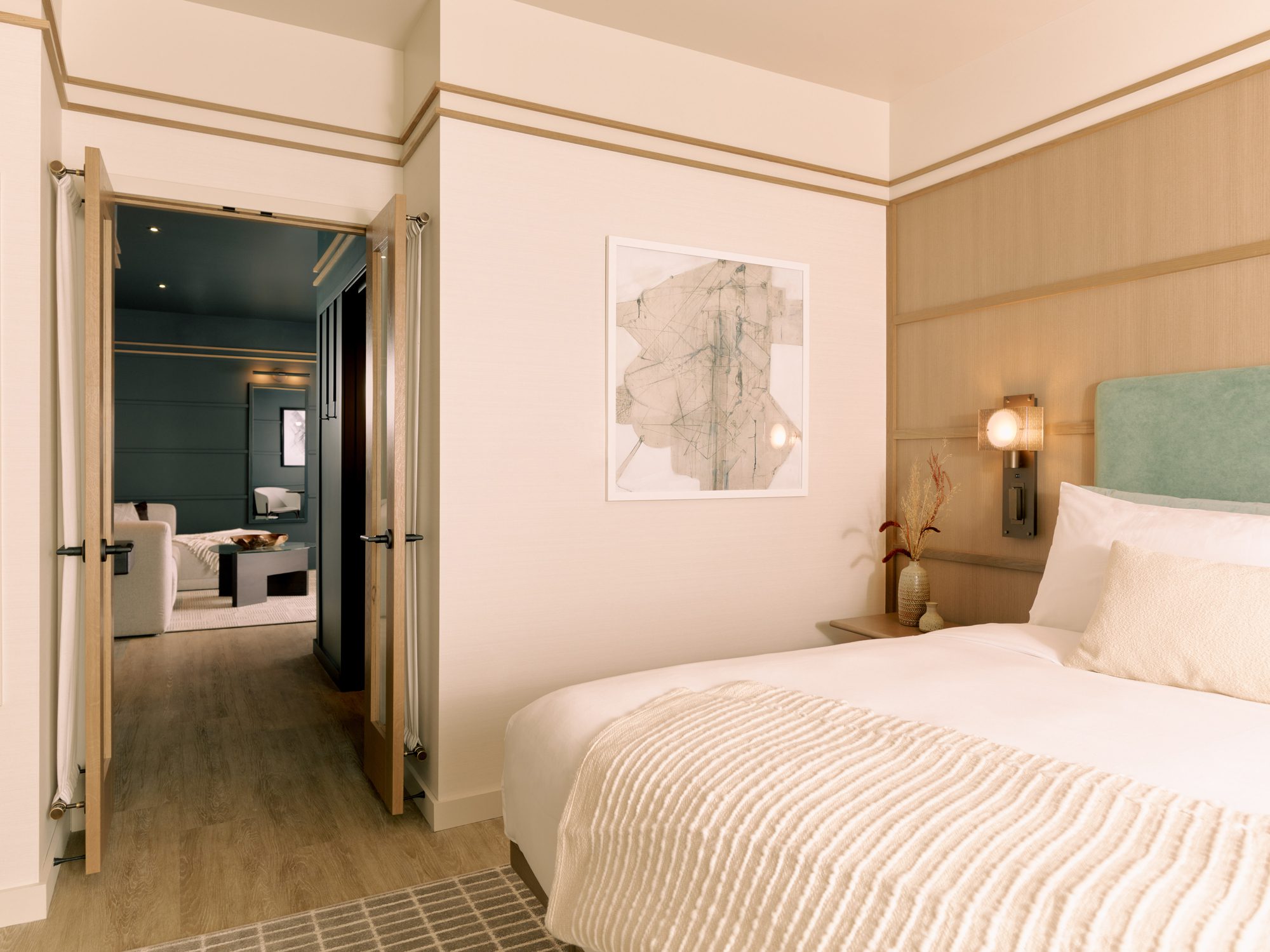 Village View King Suite Bedroom