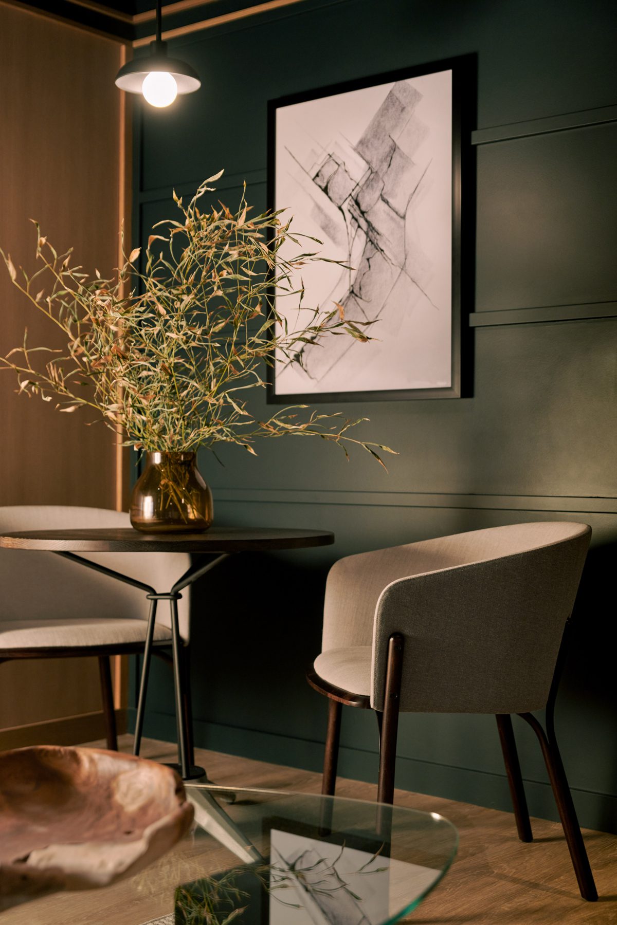 Village View King Suite Sitting Area